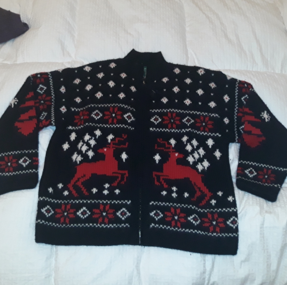 Ralph Lauren 100% wool UGLY Christmas sweater 🎄